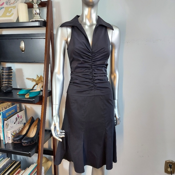 Adrianna Papell Sleeveless Little BlackDress, sz 4 - Picture 1 of 9